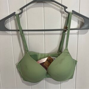 Victoria's Secret PINK Light Green Bra Size 36C NWT T-Shirt Bra